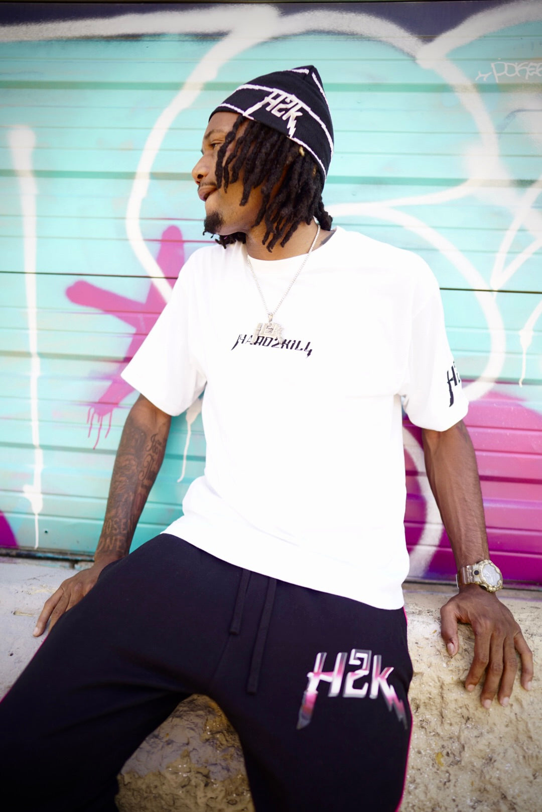 Hard2KiLL Logo Tee (White)