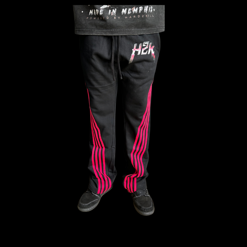 H2K Pink “Strips” Sweatpants